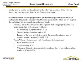 Extra Credit Homework
