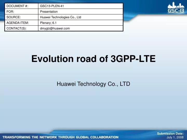 evolution road of 3gpp lte