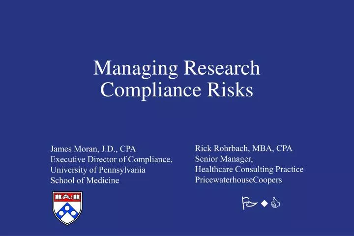 managing research compliance risks