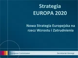 Strategia E UROPA 2020