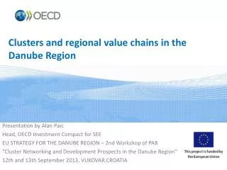 Clusters and regional value chains in the Danube Region