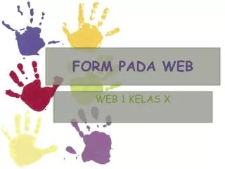 FORM PADA WEB