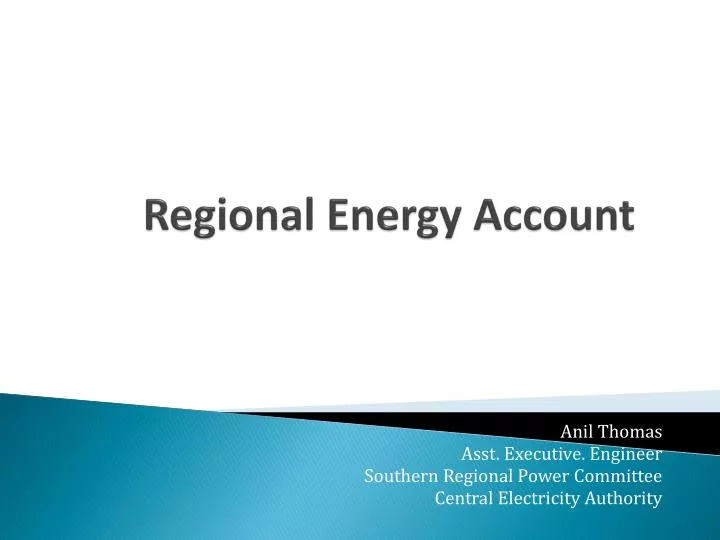 regional energy account