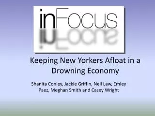 Keeping New Yorkers Afloat in a Drowning Economy