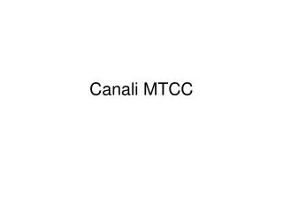 Canali MTCC