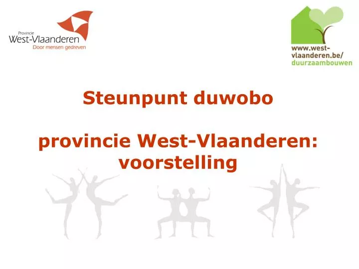 steunpunt duwobo provincie west vlaanderen voorstelling