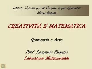 Istituto Tecnico per il Turismo e per Geometri Mario Rutelli