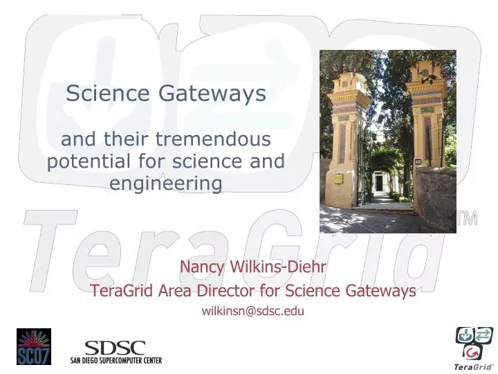 science gateways and their tremendous potential for science and engineering