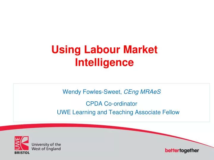 using labour market intelligence