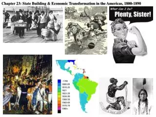 Chapter 23: State Building &amp; Economic Transformation in the Americas, 1800-1890