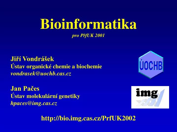 bioinformatika pro p fuk 2001
