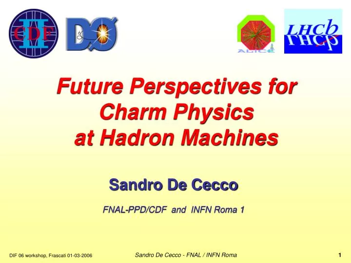 future perspectives for charm physics at hadron machines