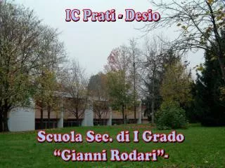 Scuola Sec. di I Grado “Gianni Rodari”-