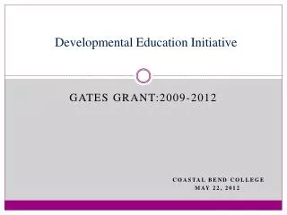 Developmental Education Initiative