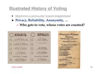 Illustrated History of Voting