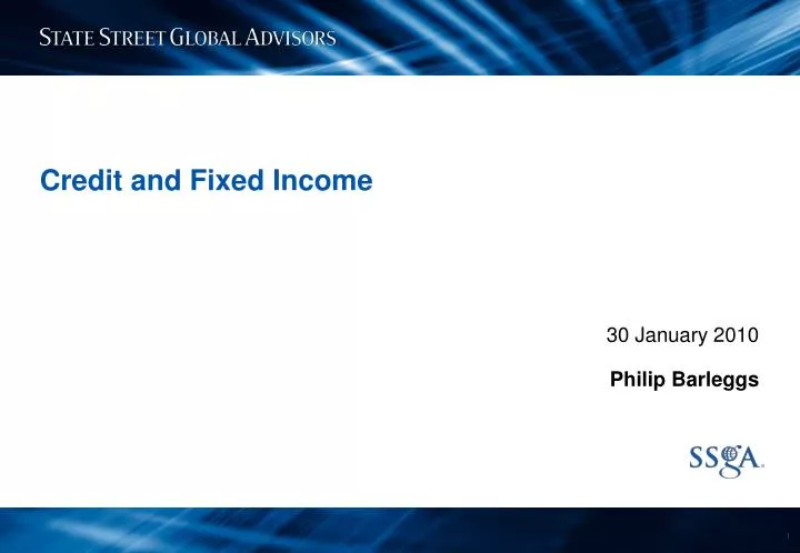 credit and fixed income