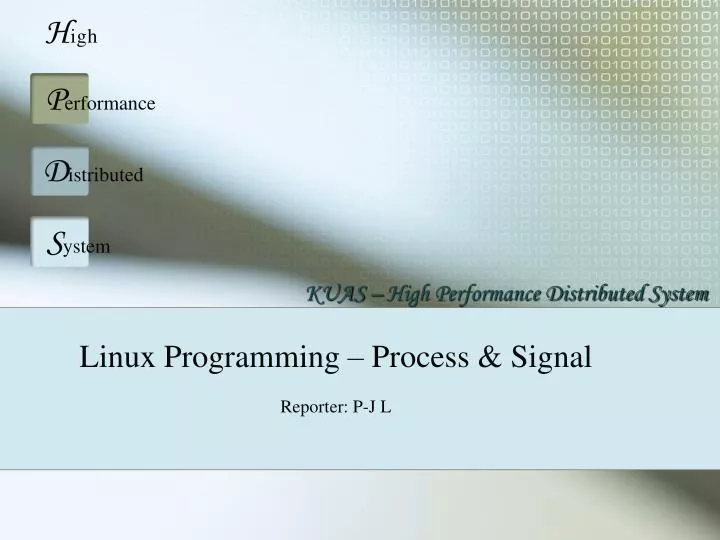 linux programming process signal