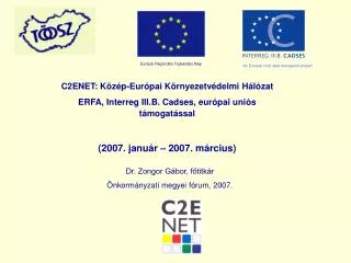 C2ENET: Közép-Európai Környezetvédelmi Hálózat