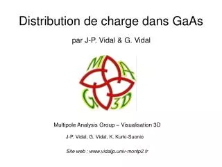 Distribution de charge dans GaAs