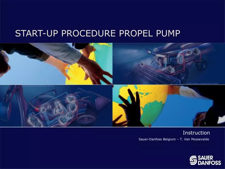 start up procedure propel pump