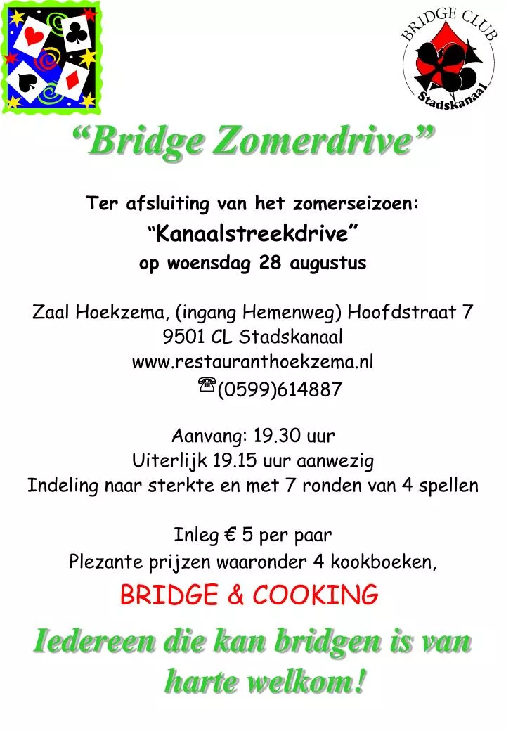 bridge zomerdrive