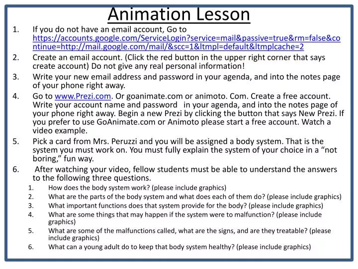 animation lesson
