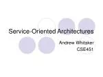 Service-Oriented Architectures - slide 1