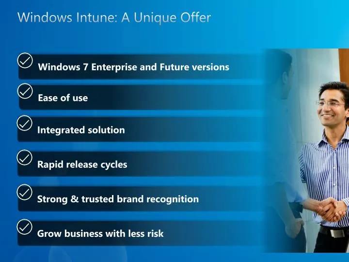 windows intune a unique offer