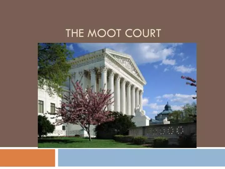 the moot court