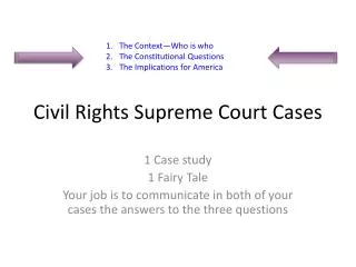 Civil Rights Supreme Court Cases