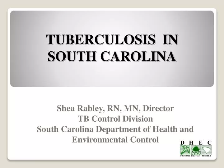 tuberculosis in south carolina