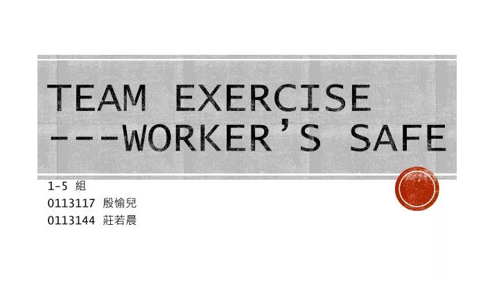 team exercise worker s safe