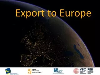 Export to Europe