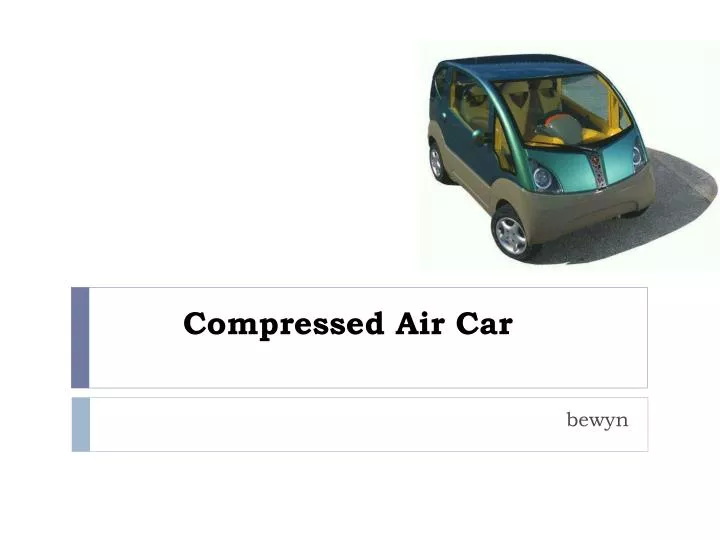 compressed air car