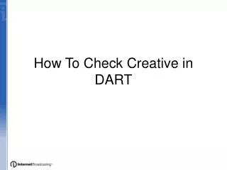 How To Check Creative in DART