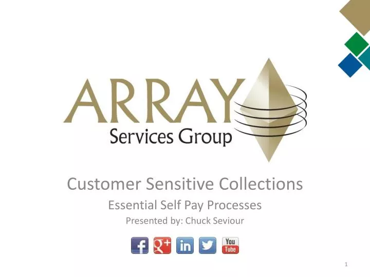customer sensitive collections essential self pay processes presented by chuck seviour
