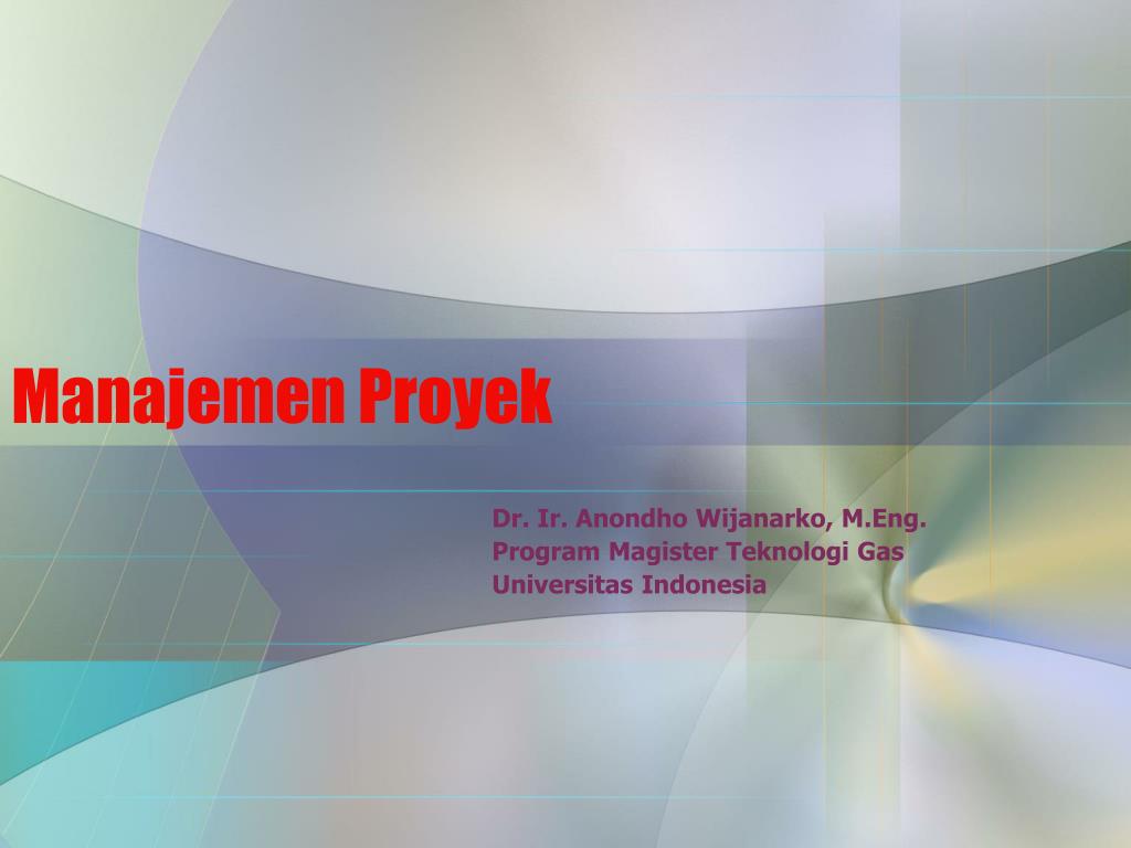 PPT - Manajemen Proyek PowerPoint Presentation, free download - ID:5820929