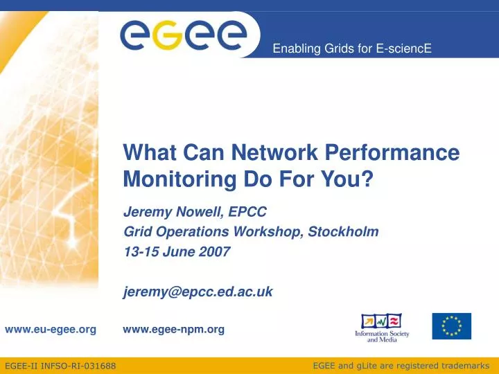 what can network performance monitoring do for you