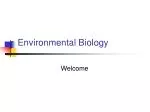 Environmental Biology - slide 1