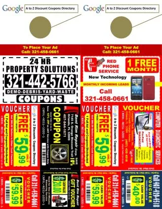 A to Z Discount Coupons Directory