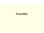 Probability - slide 1