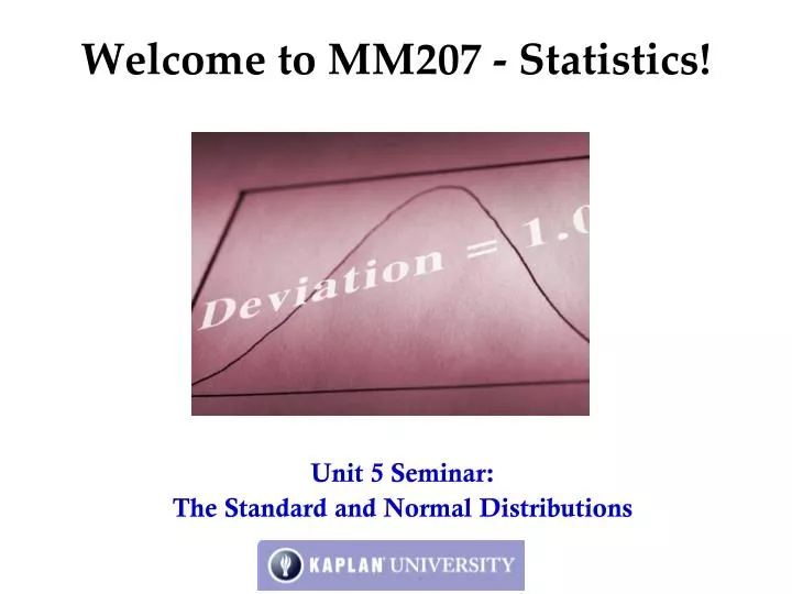 welcome to mm207 statistics