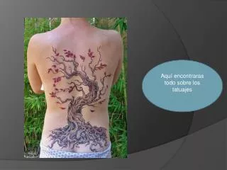 Aquí encontraras todo sobre los tatuajes