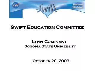 Swift Education Committee