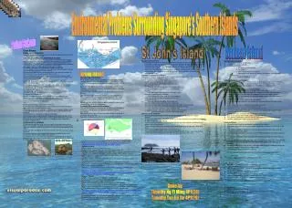 Pulau Bukom: Background Information:
