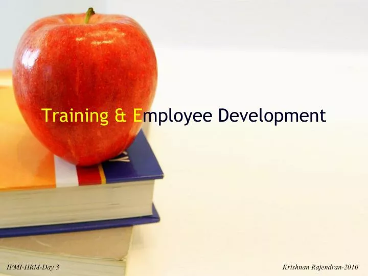 training e mployee development