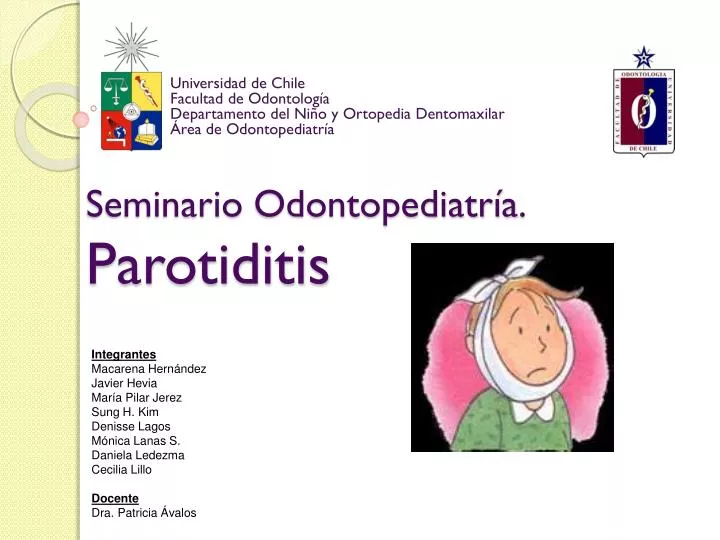 seminario odontopediatr a parotiditis