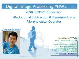 Digital Image Processing #HW2