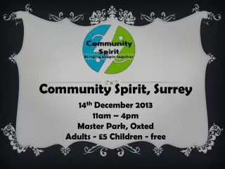 Community Spirit, Surrey