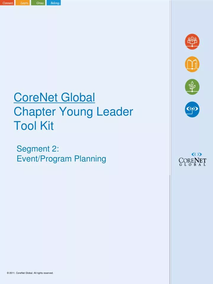 corenet global chapter young leader tool kit
